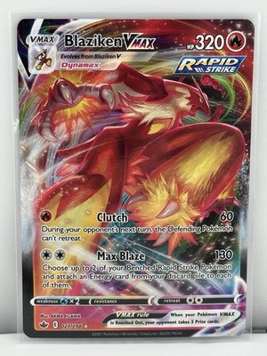 Blaziken VMAX 021/198 Swsh06: Sword & Shield - Chilling Reign Holo