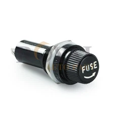 Fuse Holder Panel Mount for US (AGC) fuses 1/4" * 1.25" 12v AGC