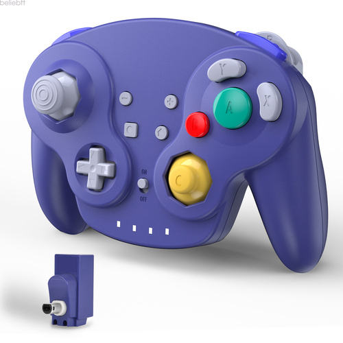 2.4G Wireless Gamecube Controller with Adapter for Nintendo Gamecube NCG Console - Picture 18 of 42