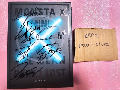 ⭐直筆サイン入り・ヒョンウォン HYUNWON⭐MONSTA X⭐ MONSTA X THE CLAN PART 1 ALL MEMBERS SIGNED AUTOGRAPHED PROMO