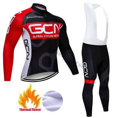 DE GCN Wolle Warm Fahrradtrikot Radtrikot Radfahren Langarm Fahrradbekleidung
