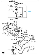 MAZDA MX-5 MIATA NC 2006-2015 Genuine Fuel Pump & Gage LFG7-13-35XA OEM