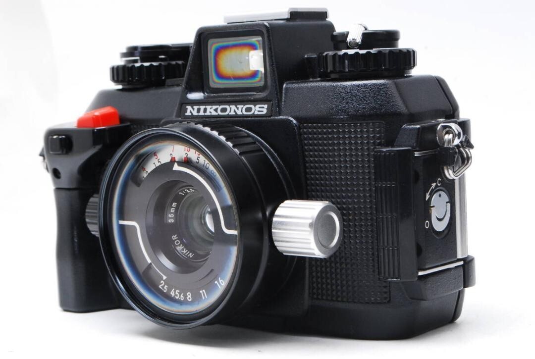【美品】Nikon Nikonos IV-A 35mm f2.5 #A12 Nikon NIKONOS IV-A Underwater + Nikkor 35mm F2.5 Lens & Case