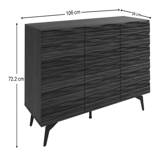 Bantham Large Sideboard Dark Walnut - Picture 6 of 6