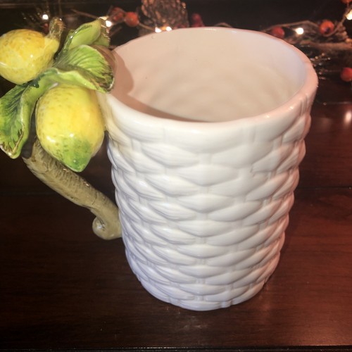 Fruit Handle Coffee Mugs Handmade &Handpainted In Taiwan For Creative Import - Picture 21 of 24