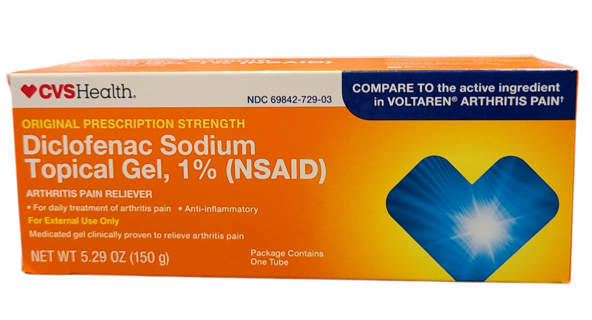 CVS Arthritis Pain Relief Diclofena Sodium Topical Gel 1% 5.29oz Tube ...