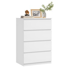 Kommode mit 4 Schubladen Sideboard Küchenschrank Aufbewahrungsschrank 60x90x40cm