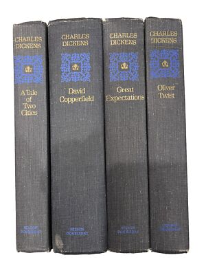 40s 50s 4冊セット John Dickson Carr スカル 洋書 Charles Dickens Set of 4: David Copperfield, Oliver Twist, Great