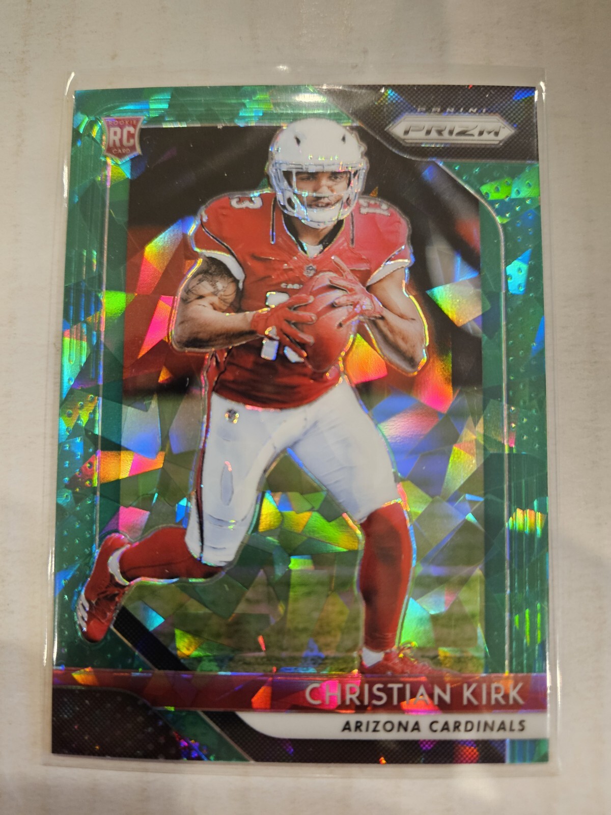Christian Kirk 2018 Panini Prizm Green Ice Rookie #219 RC /75 Jaguars Cardinals
