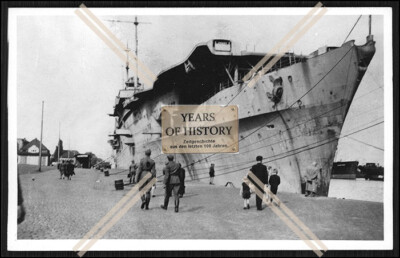 Photo aircraft carrier Graf Zeppelin ship German Kriegsmarine