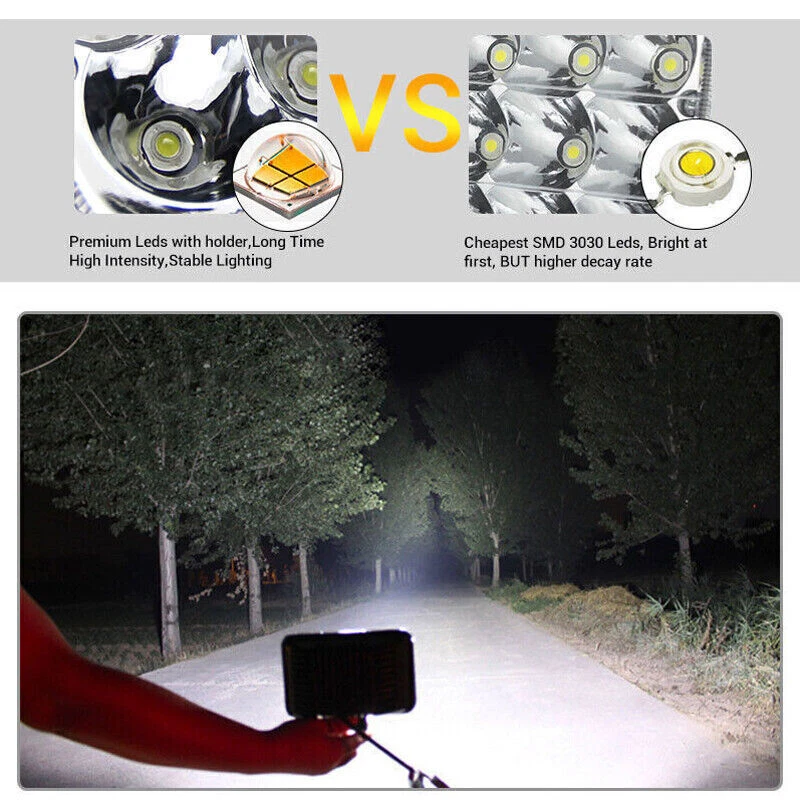 Faros LED 4x6" haz alto/bajo aptos Oldsmobile Cutlass Supreme 1980-1988 4 un. Foto 4 de 4