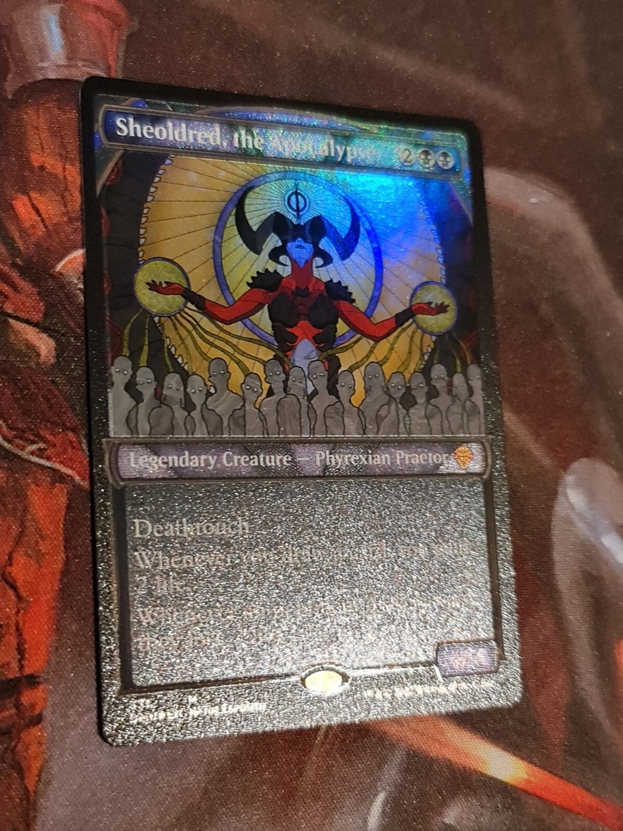 MTG Textured Foil Showcase #331 - Sheoldred, the Apocalypse MTG Textured Foil Showcase #331 - Sheoldred, the Apocalypse