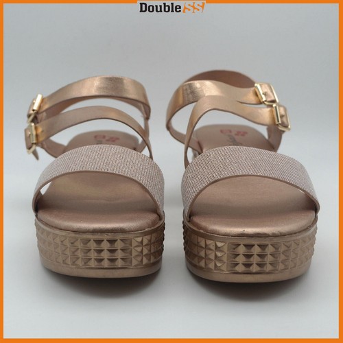 Scarpe da Donna Sandali con tacco alto e Plateau Sexy Estive Eleganti Cerimonia - Foto 8 di 10