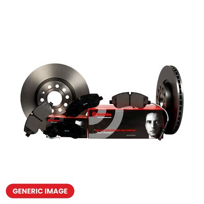 Front Brake Discs Internally Vented + Brake Pads Fits Kia Cee'D Pro Cee'D BREMBO