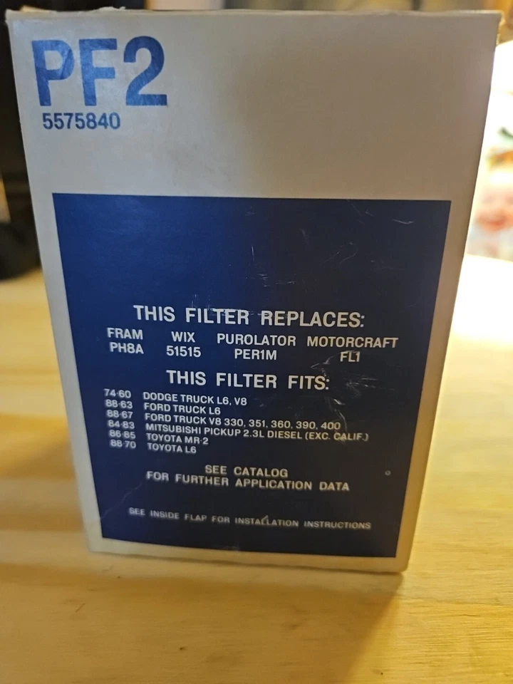 Engine Oil Filter ACDELCO PRO PF2 5575840. NOS. Dodge,Ford, Mitsubishi,Toyota.  - Image 3 of 4