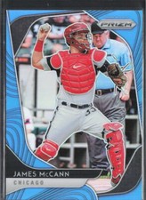 2020 Panini Prizm #245 James McCann Carolina Blue Prizm Chicago White Sox