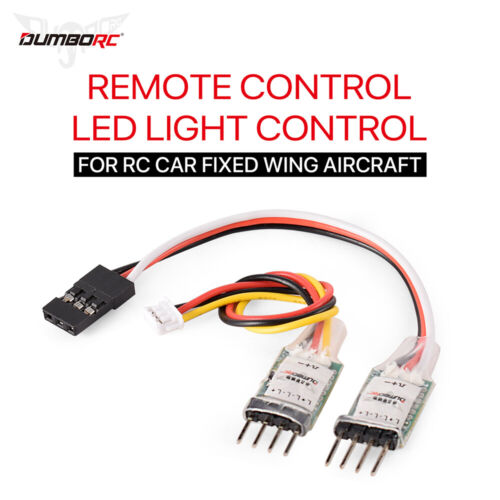 DUMBORC RC Kontroler światła LED Przełącznik Panel System Włącz / Wyłącz 3CH do samochodu RC - Zdjęcie 1 z 12