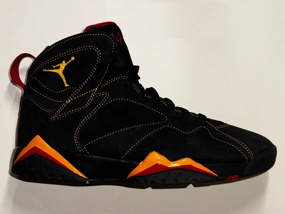 Nike Air Jordan 7 Retro Black/Citrus CU9307-081 Mens Size 9