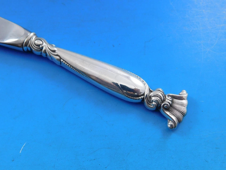 Romance of the Sea Wallace Esparcidor de Mantequilla de Plata Esterlina HH Juego de Paletas 8 piezas Foto 4 de 4