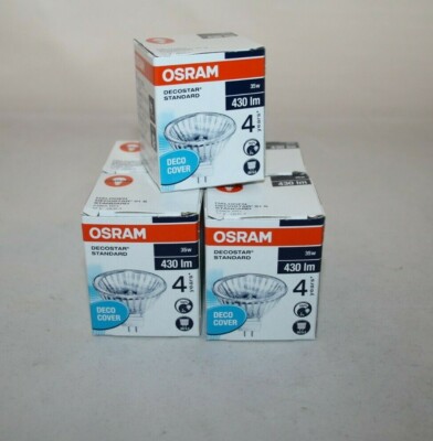 5x OSRAM GU5.3 Reflektorlampe 12VDecostar dimmbar 51S 35W 44865WFL Halogen 10153