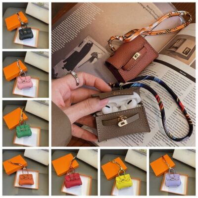 Stoßfest Mini Birkin Tasche Anhänger for Für Kopfhörer Lippenstift
