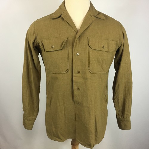 Vintage 30s 40s WWII Wool Gas Flap Army 