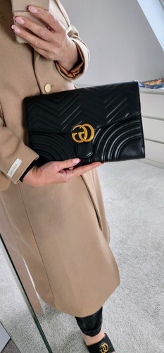 GUCCI GG Marmont Clutch Black - Picture 14 of 18