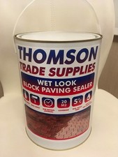 Wet look driveway sealer block paving -patio sealant 5 litre (hard wearing)