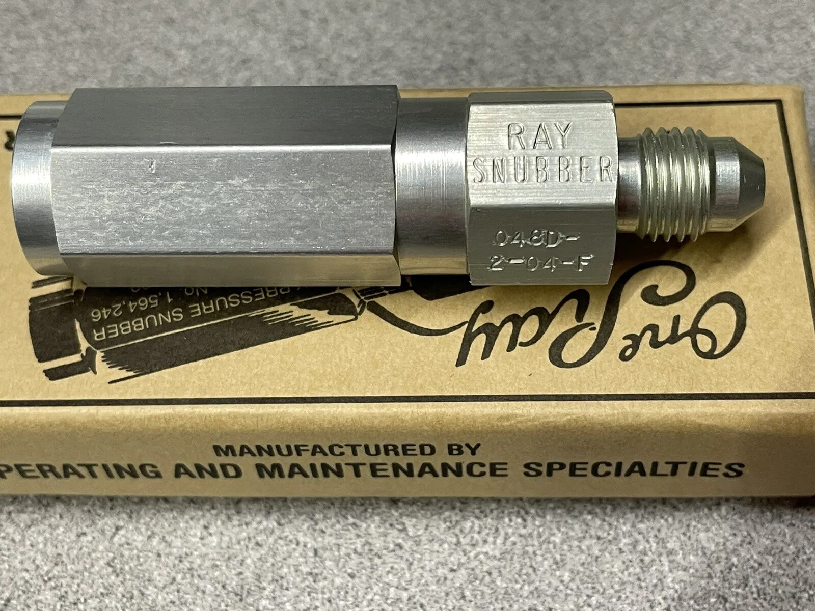 NIB One Ray 048D204F Stainless Steel Pressure Snubber Manifold eBay