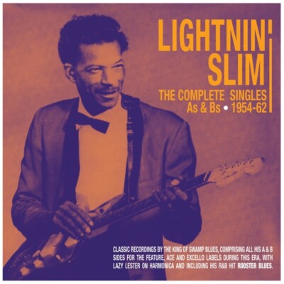 LIGHTNIN' SLIM - COMPLETE  SINGLES AS & BS 1954-62  2 CD NEU
