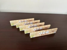OCB SLIM Brown Rice Rolling Papers  5 Single Packs