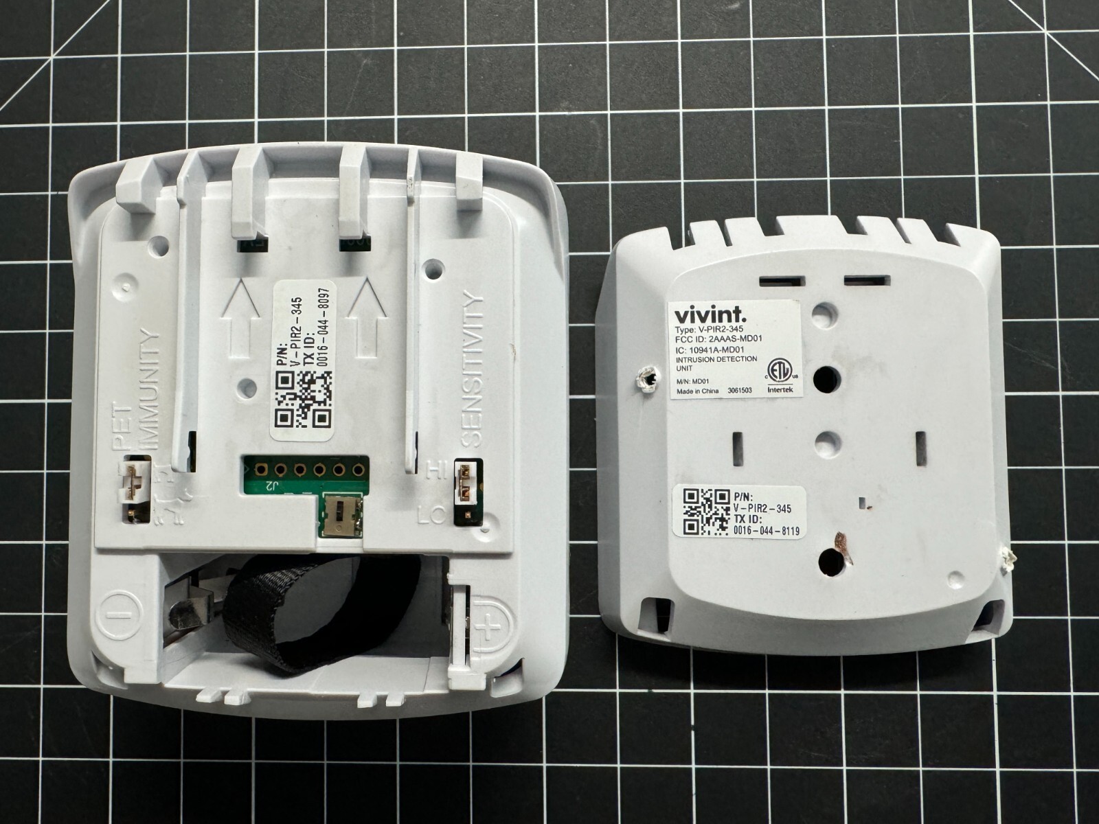 Vivint Wireless Infrared Motion Detector V-PIR2-345 Smart Home Alarm