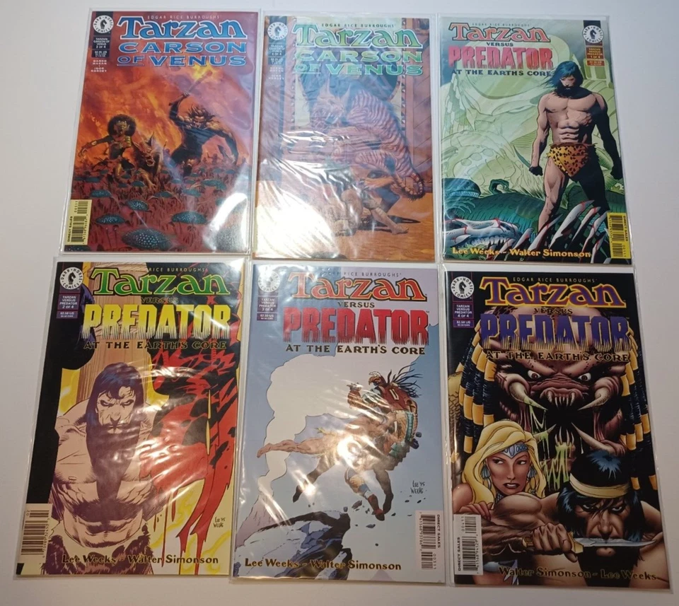 LOTE de 56 números de cómic Dark Horse Tarzán carreras completas - Batman, Moonmen Foto 4 de 4