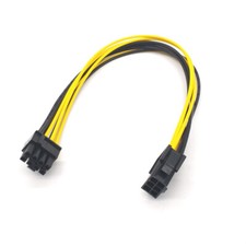PCI Express 6 pin Female to Single PCI-E 6 2Pin Male GPU Power Cable Adapter