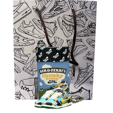 SB Dunk Chunky Dunky - 3D Mini Sneaker Keychain Shoe Pair with Box  Bag