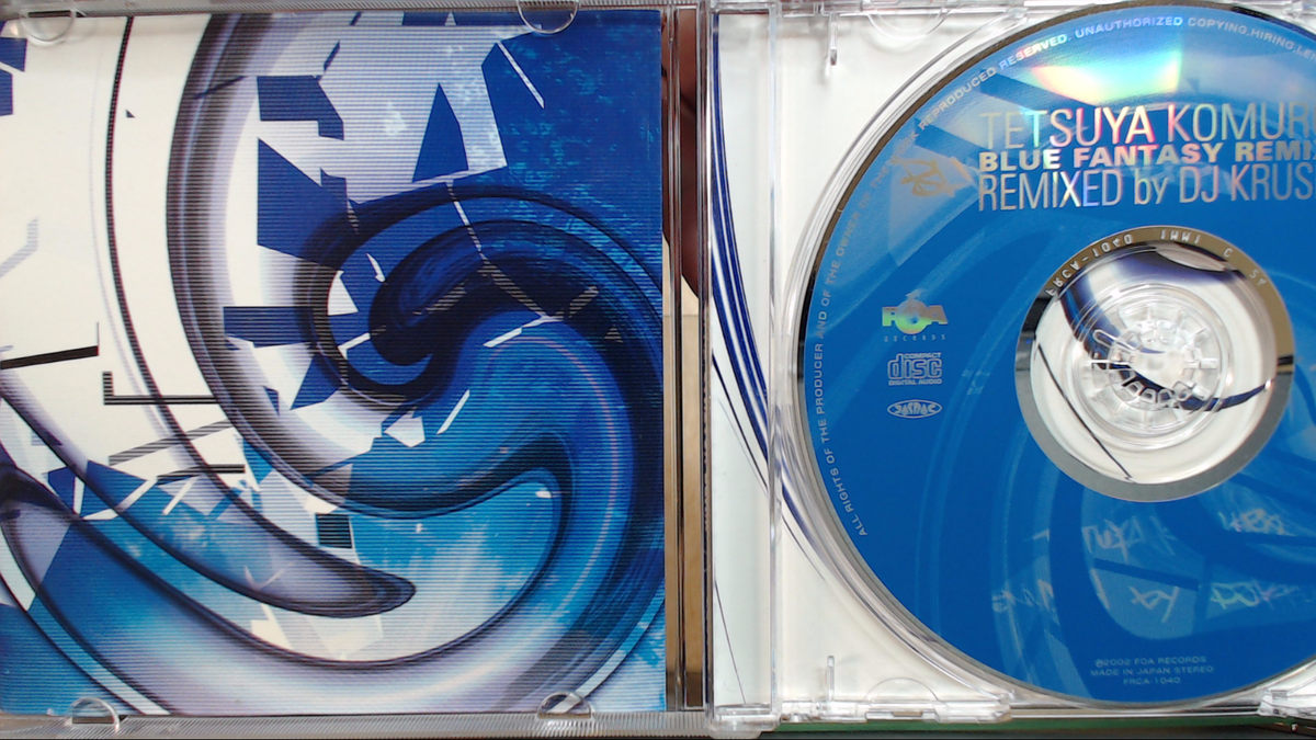 T1] TETSUYA KOMURO Blue Fantasy Remixed by DJ KRUSH [FRCA-1040