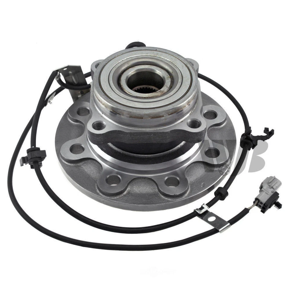 Подшипник колеса и ступица в сборе - полный привод, 4-колесная ABS WJB подходит для 1998 Dodge Ram 2500 - Изображение 3 из 3