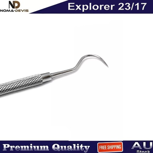 Diagnostic Explorer 17/23 Calculus Hook Pick Dental Examination Probes CE - Picture 5 of 5