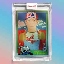 Topps Project 70 Max Scherzer Rainbow Foil #26/70 + base card by Keith Shore 🌈