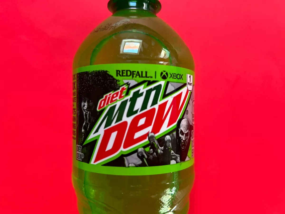 Mountain Dew Diet 2023 REDFALL XBOX Full Unopened 20oz Bottle