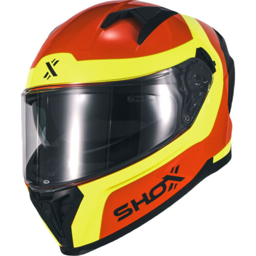 Shox Rapid ACU Gold Approved Full Face Motorcycle Helmet With Inner Sun Visor - Picture 11 of 74
