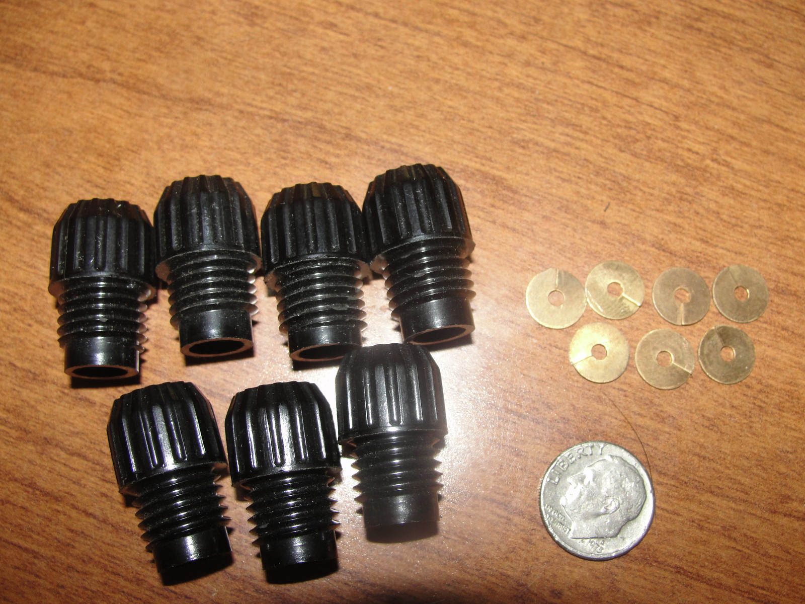 Lucas#408120 Dist.Cap Screw 7-Wire Nuts&Brass Washers Austin Healey 100/6.3000 +