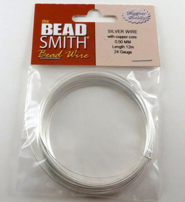 Beadsmith German Silver Wire Bead Copper Core 14-28 gauge