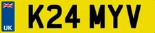 KAMMY V KAMY KAM NUMBER PLATE K24 MYV KAMIL KAMILA CAM CAMMY AMY V CAR REG