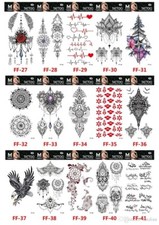 Waterproof Temporary Tattoo Stickers Totem Flower Fake Tattoo Flash Tattoo Body