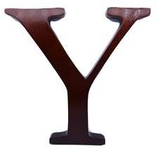 Pottery Barn Kids 8   Wooden Letter  Y  home room decor s5