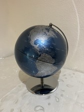 Unique Gorgeous Vicksburg World Globe w/ Chro...