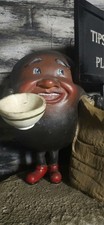 Vintage Rare Heavy Coffee Bean  Statue, Cafe, Coffee Shop Display Tips Pot Item