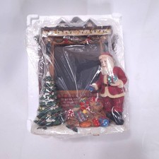 Vtg Holiday Collection 2006 Water Globe Santa Claus Music Double Sided Christmas