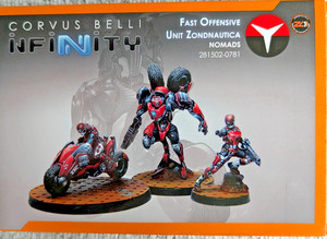 Infinity Corvus Belli - Fast Offensive Unit Zondnautica - Nomads NIB 281502-0781